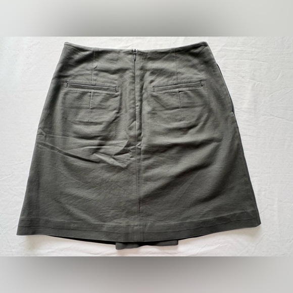 Icicle High Waist Olive Green A-Line Skort - Picture 2 of 10